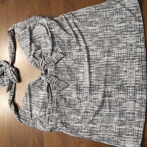 Black and white bathing suit top- 12